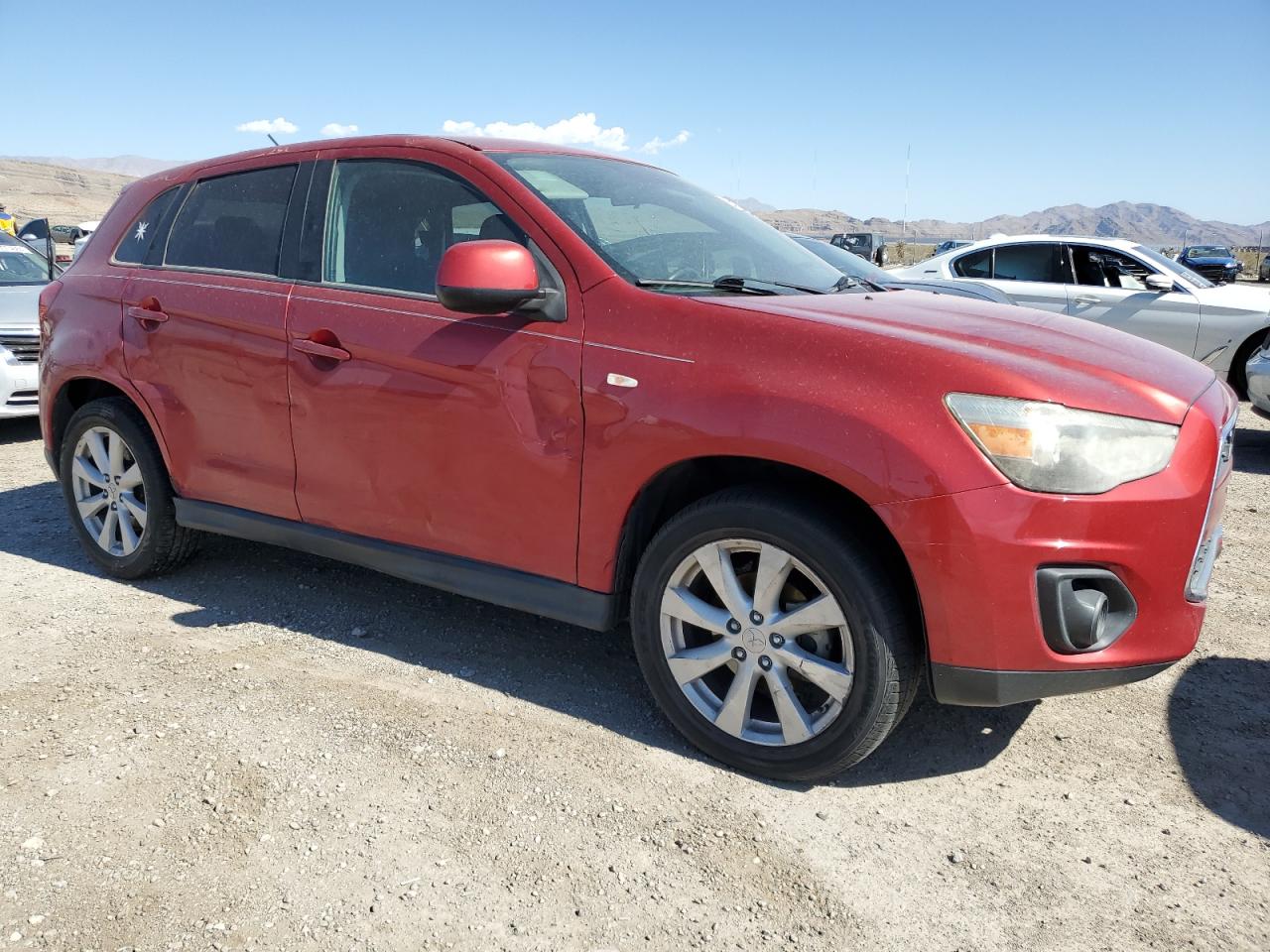 2013 Mitsubishi Outlander Sport Es vin: 4A4AP3AU0DE016722