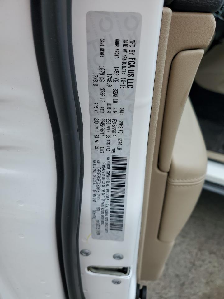 1C4RJFAG9FC183649 2015 Jeep Grand Cherokee Laredo