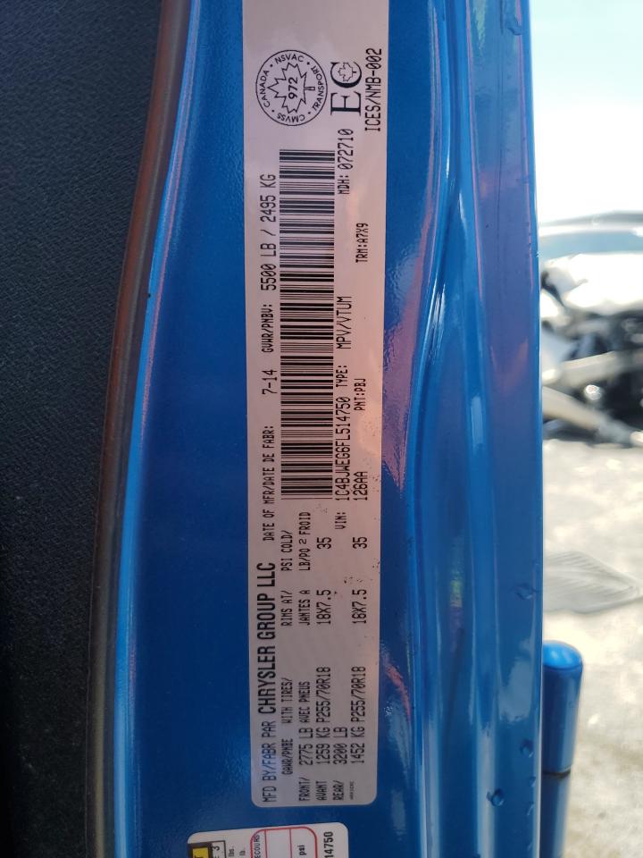 1C4BJWEG6FL514750 2015 Jeep Wrangler Unlimited Sahara