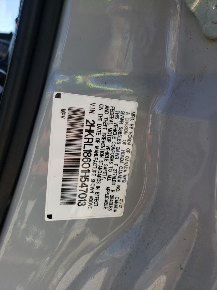 2HKRL18601H547013 2001 Honda Odyssey Ex