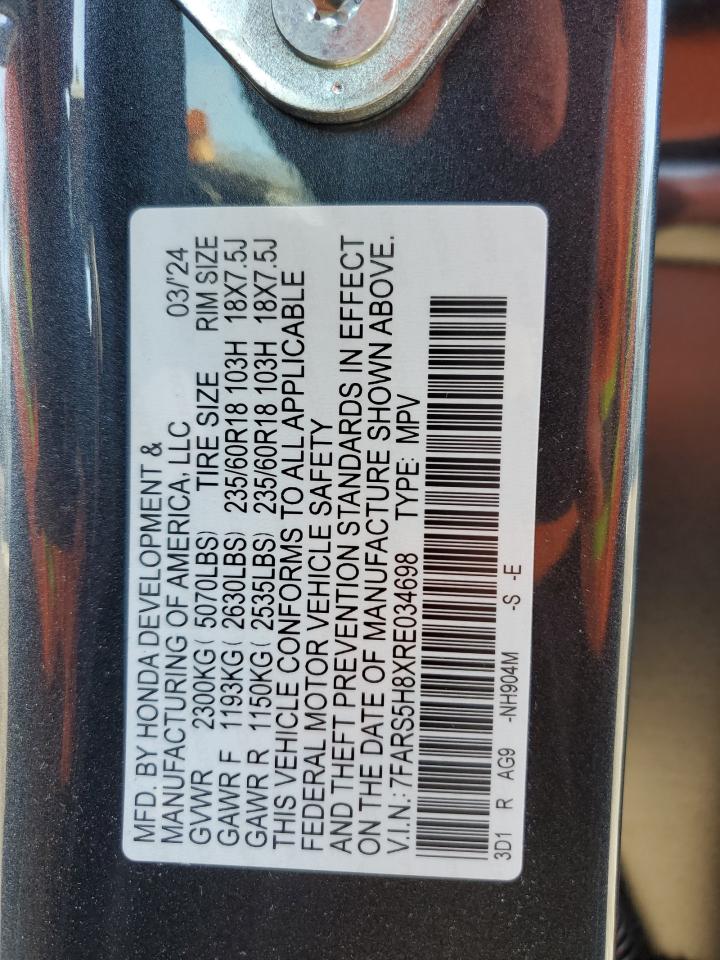 7FARS5H8XRE034698 2024 Honda Cr-V Sport-L