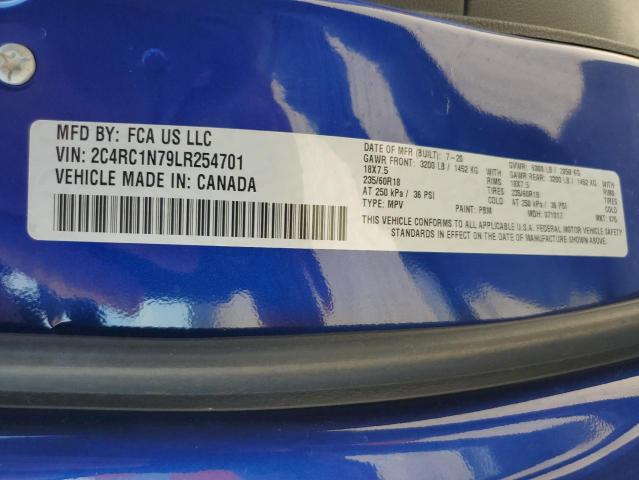 2020 Chrysler Pacifica Hybrid Limited VIN: 2C4RC1N79LR254701 Lot: 60718344