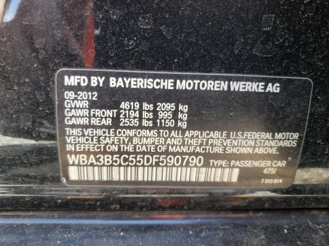 2013 BMW 328 Xi Sulev VIN: WBA3B5C55DF590790 Lot: 58388754