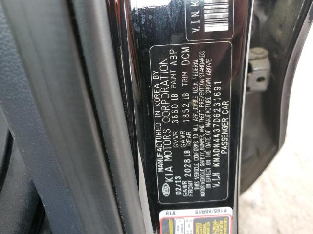 2013 Kia Rio Ex VIN: KNADN4A37D6231691 Lot: 56669324