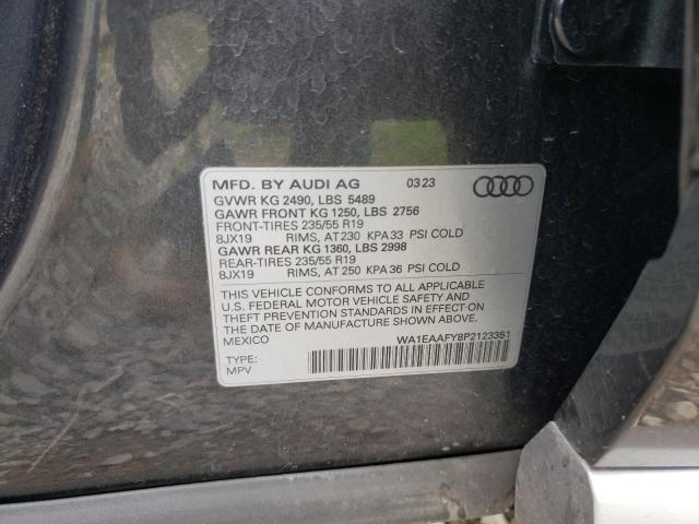 2023 Audi Q5 Premium Plus 45 VIN: WA1EAAFY8P2123351 Lot: 59831554