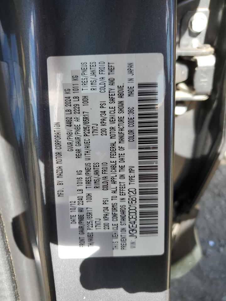 JM3KE4CE0D0158120 2013 Mazda Cx-5 Touring