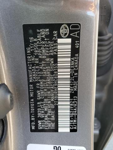 2017 TOYOTA COROLLA L - 2T1BURHE9HC808155