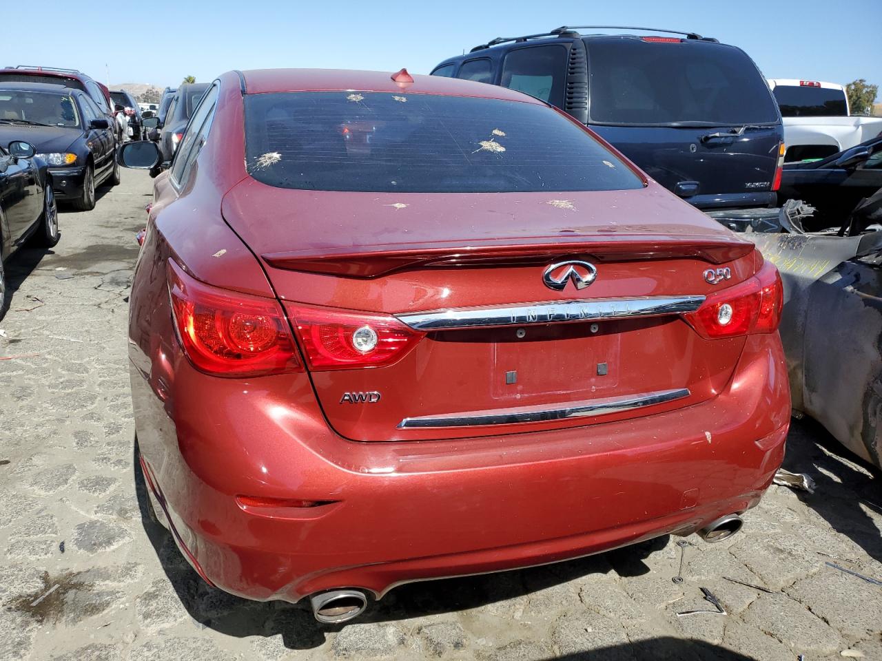JN1BV7ARXEM692660 2014 Infiniti Q50 Base