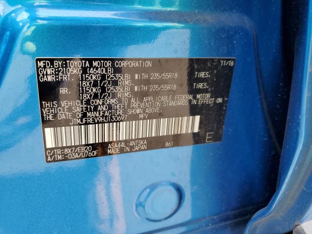 2017 Toyota Rav4 Se VIN: JTMJFREV9HJ130697 Lot: 61122524