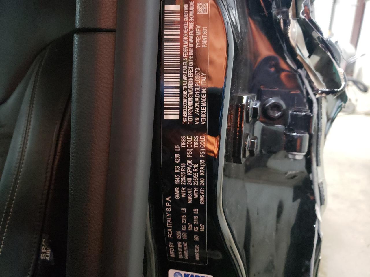 ZACNJAD16LPL69579 2020 Jeep Renegade Limited