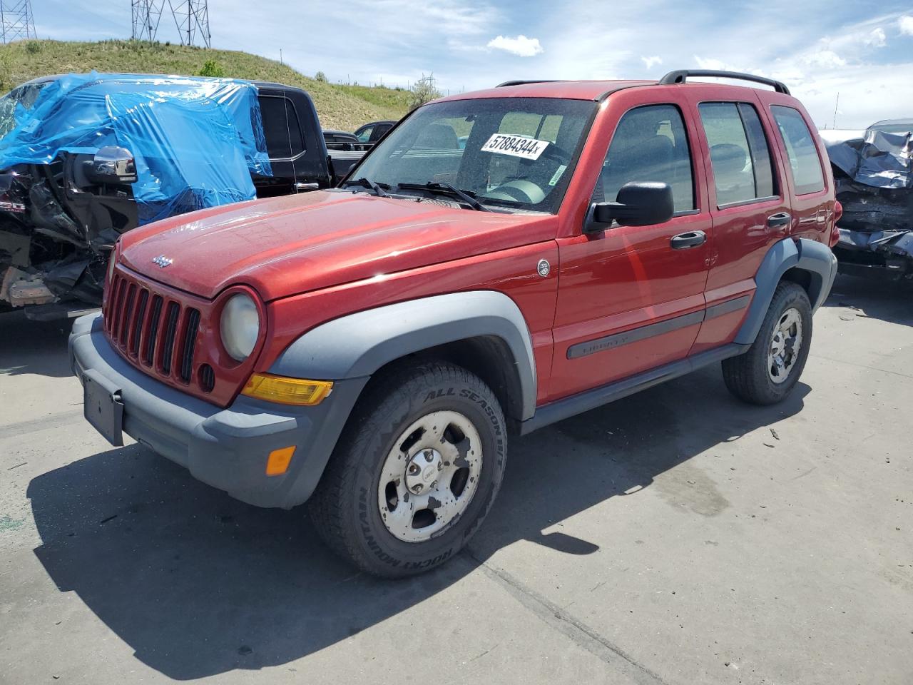 1J4GL48KX7W524065 2007 Jeep Liberty Sport