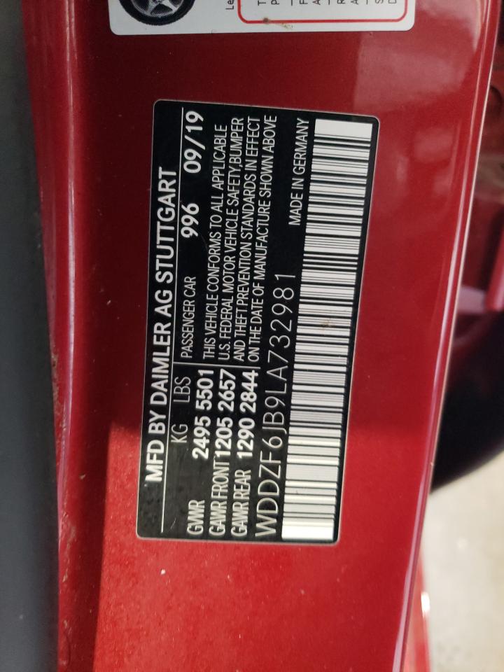 WDDZF6JB9LA732981 2020 Mercedes-Benz E 450 4Matic