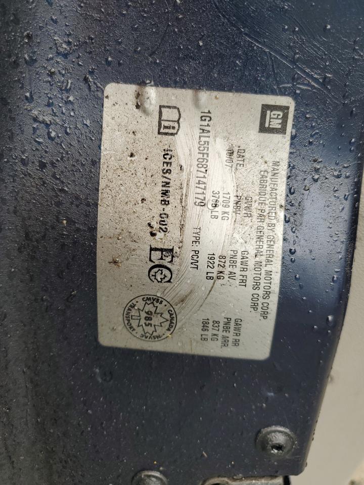 1G1AL55F687147179 2008 Chevrolet Cobalt Lt