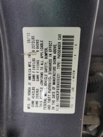 1HGCR3F83EA005021 2014 Honda Accord Exl