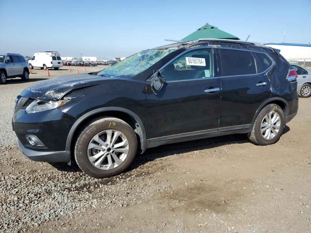 2015 Nissan Rogue S vin: 5N1AT2ML0FC834977