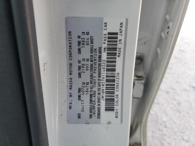 2017 Mazda 3 Grand Touring VIN: JM1BN1M37H1148320 Lot: 61168224