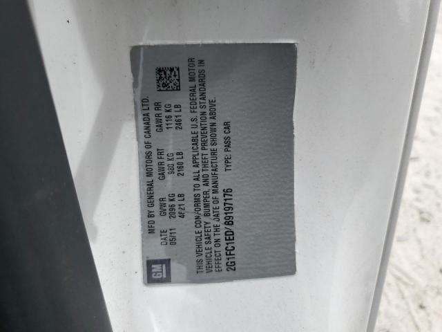 2011 Chevrolet Camaro Lt VIN: 2G1FC1ED4B9197176 Lot: 59877154