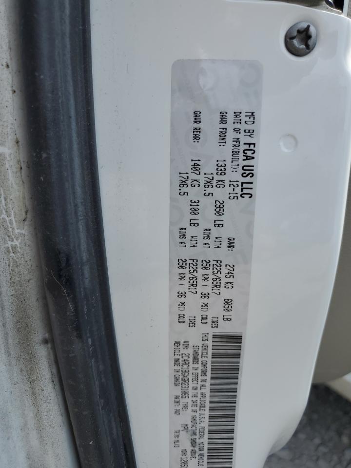 2C4RC1BGXGR231065 2016 Chrysler Town & Country Touring