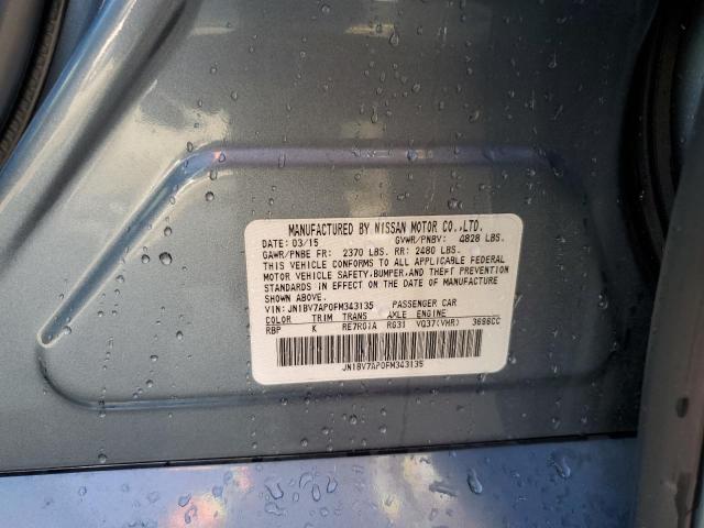 2015 Infiniti Q50 Base VIN: JN1BV7AP0FM343135 Lot: 58393284