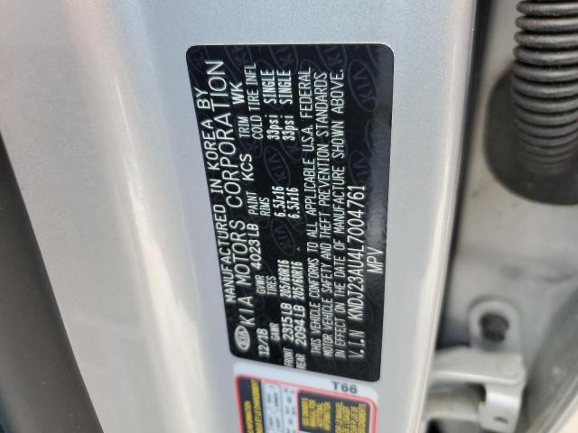 2020 Kia Soul Lx VIN: KNDJ23AU4L7004761 Lot: 59274024