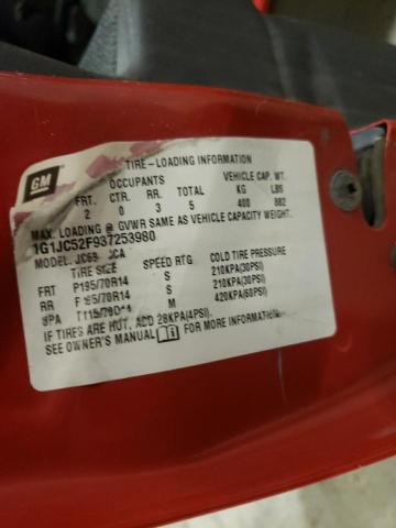 2003 Chevrolet Cavalier VIN: 1G1JC52F937253980 Lot: 59658814