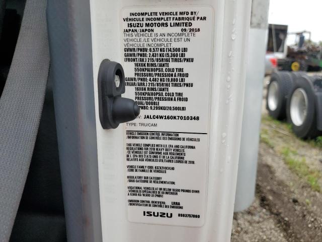 2019 Isuzu Npr Hd VIN: JALC4W160K7010348 Lot: 56853214