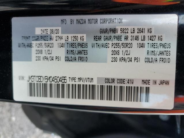 2021 Mazda Cx-9 Grand Touring VIN: JM3TCBDY5M0450465 Lot: 59636284