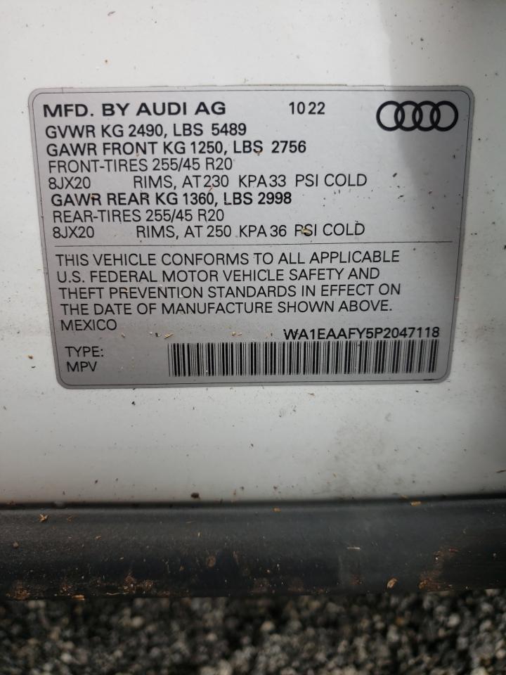 WA1EAAFY5P2047118 2023 Audi Q5 Premium Plus 45