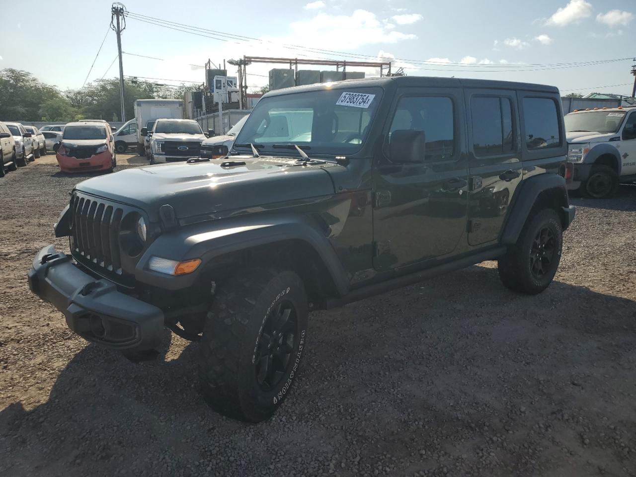 1C4HJXDNXMW683200 2021 Jeep Wrangler Unlimited Sport