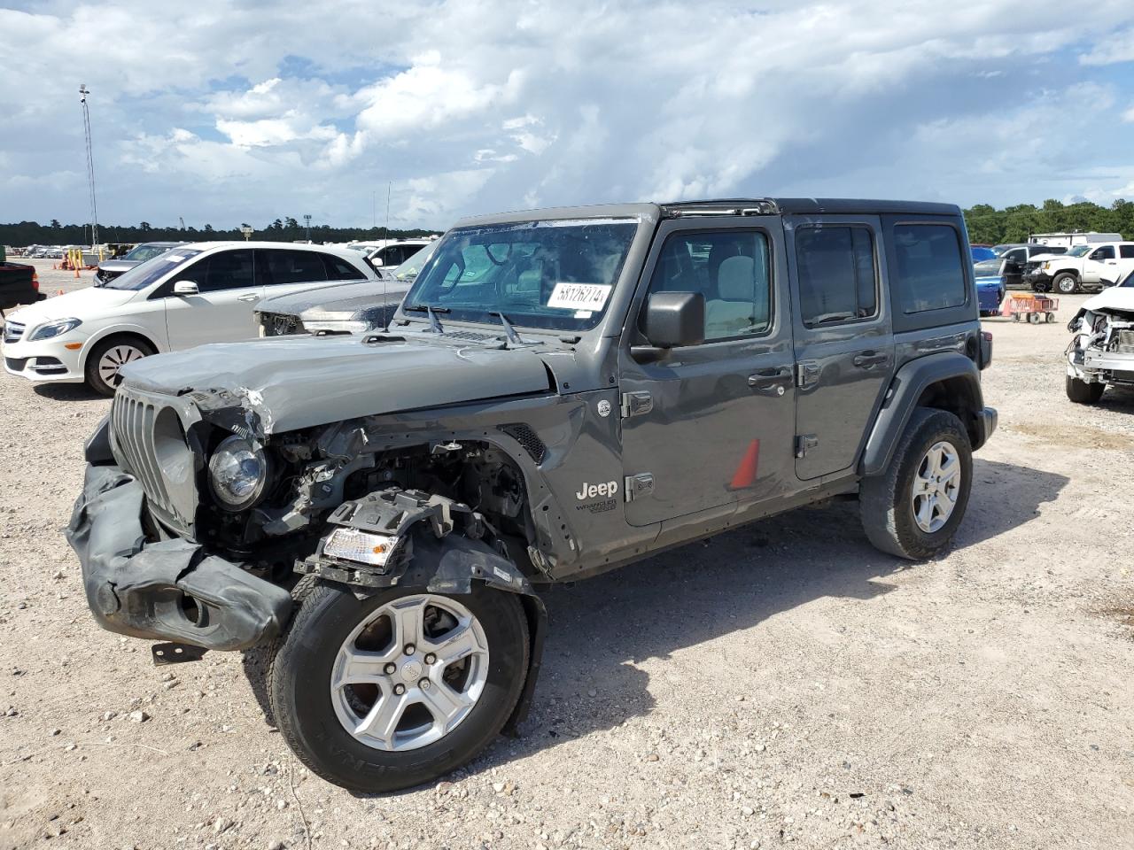 1C4HJXDG0KW663861 2019 Jeep Wrangler Unlimited Sport