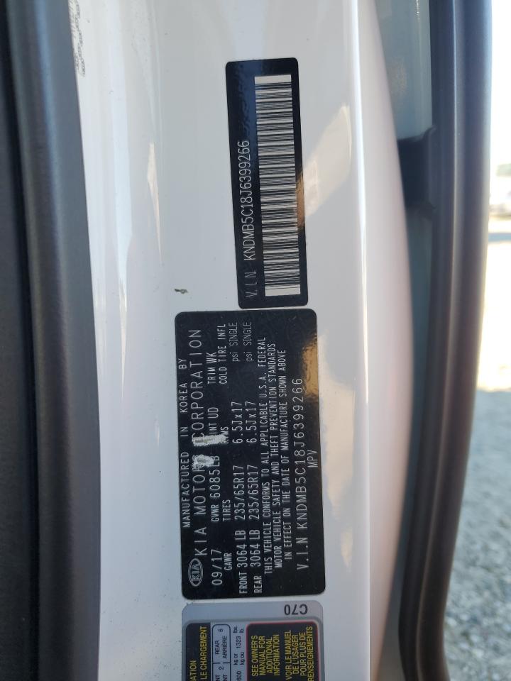 KNDMB5C18J6399266 2018 Kia Sedona Lx