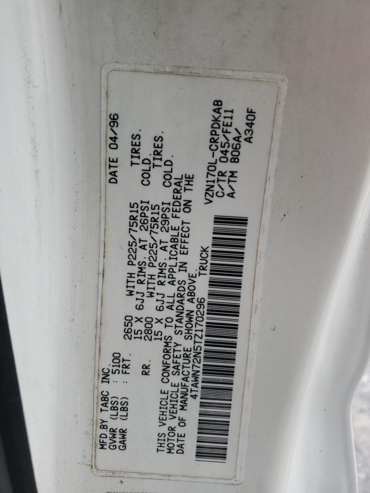 4TAWN72N5TZ170296 1996 Toyota Tacoma Xtracab