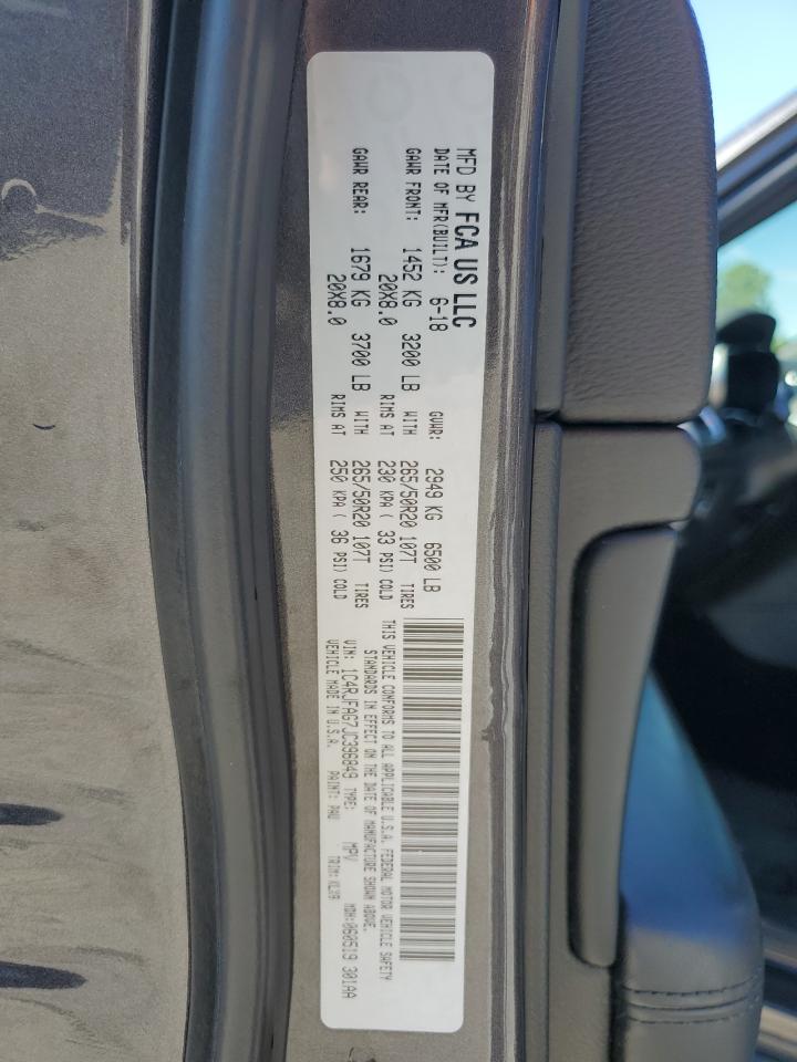 1C4RJFAG7JC396849 2018 Jeep Grand Cherokee Laredo