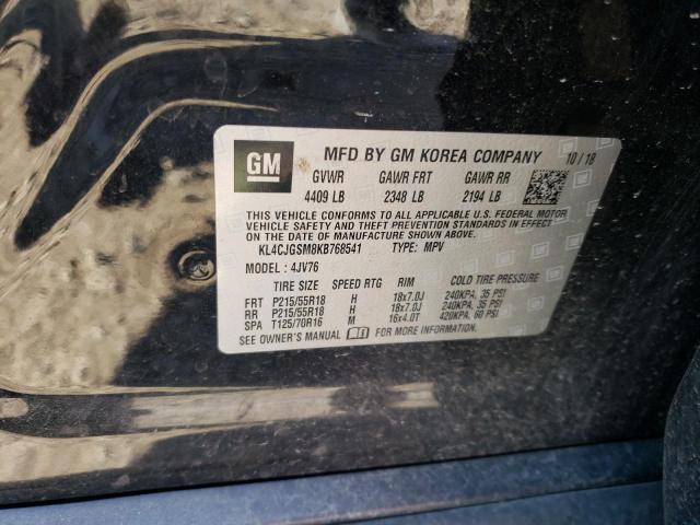 2019 Buick Encore Essence VIN: KL4CJGSM8KB768541 Lot: 59507134