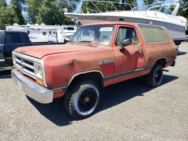 1986 Dodge Ramcharger Aw-100 VIN: 3B4GW12T0GM630938 Lot: 57521024