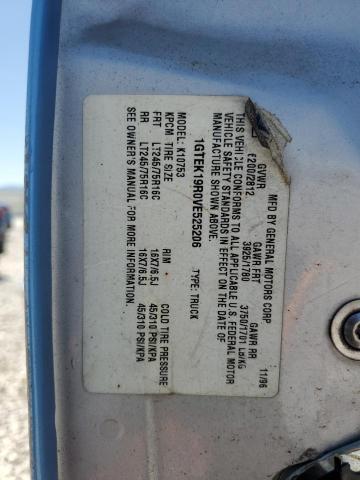 1997 GMC Sierra K1500 VIN: 1GTEK19R0VE525206 Lot: 59254894