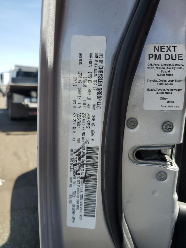 1C6RR7GT2DS609629 2013 Ram 1500 Slt