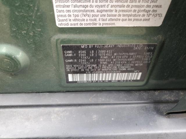 2010 Subaru Outback 2.5I Premium VIN: 4S4BRBCC3A3358088 Lot: 59368674