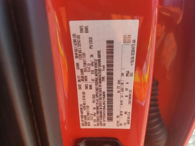 2018 Ford F150 Supercrew VIN: 1FTEW1CB4JKC15409 Lot: 61082914