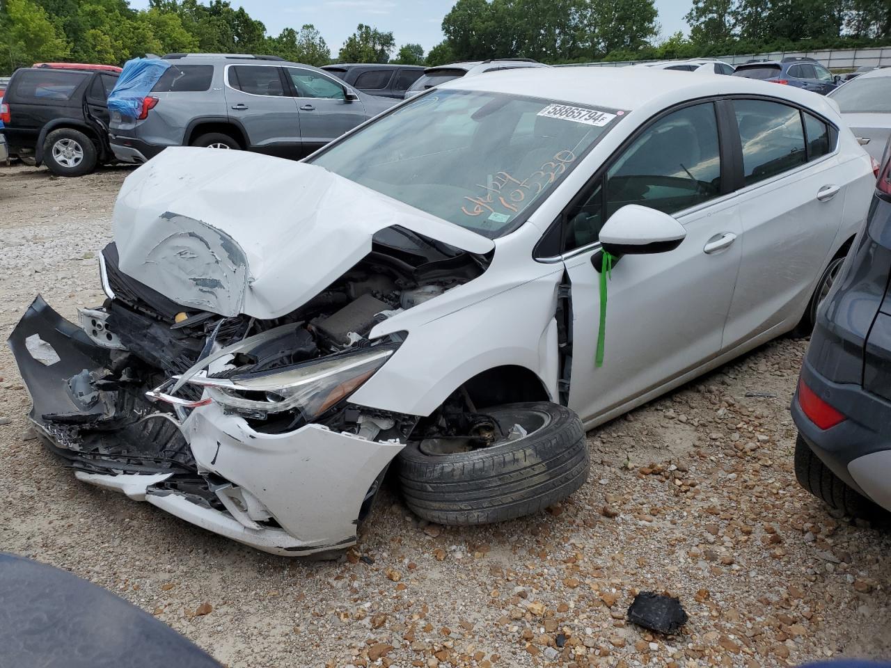 2017 Chevrolet Cruze Lt vin: 3G1BE6SM5HS510788