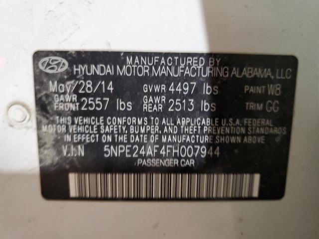 2015 Hyundai Sonata Se VIN: 5NPE24AF4FH007944 Lot: 58147844