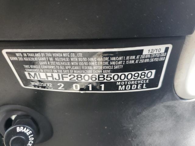 2011 HONDA PCX MLHJF2806B5000980