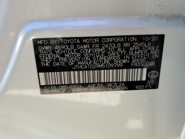 2021 Lexus Is 300 VIN: JTHCA1D29M5109799 Lot: 58347154