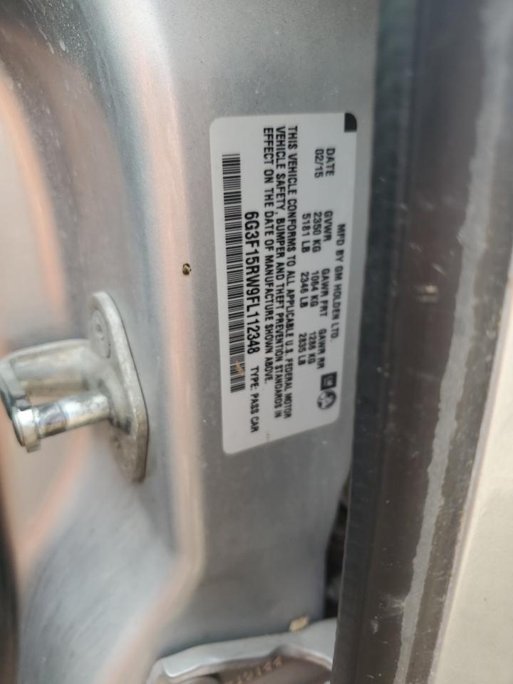 6G3F15RW9FL112348 2015 Chevrolet Ss