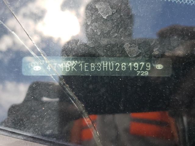 2017 Toyota Avalon Xle VIN: 4T1BK1EB3HU261979 Lot: 60514444