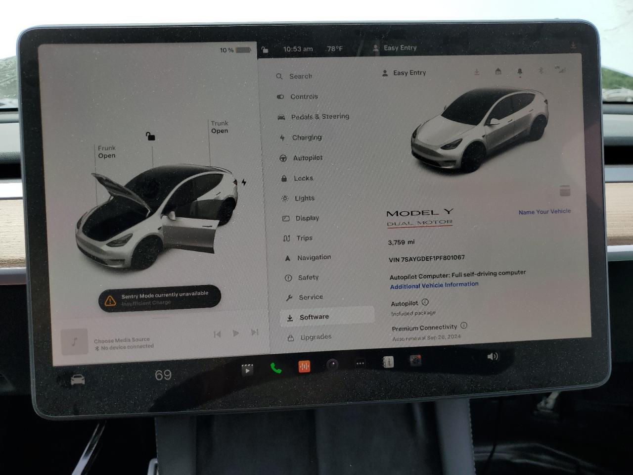 7SAYGDEF1PF801067 2023 Tesla Model Y