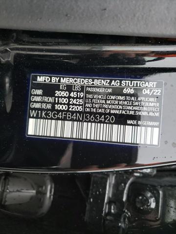 2022 MERCEDES-BENZ A 220 4MAT - W1K3G4FB4NJ363420