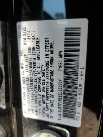 2014 Honda Crosstour Exl VIN: 5J6TF1H58EL000734 Lot: 58931654