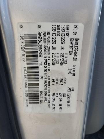 2006 Chrysler Town & Country Touring VIN: 2A4GP54L36R727962 Lot: 59547584