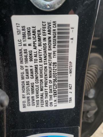 2018 HONDA CIVIC LX - 19XFC2F56JE012128